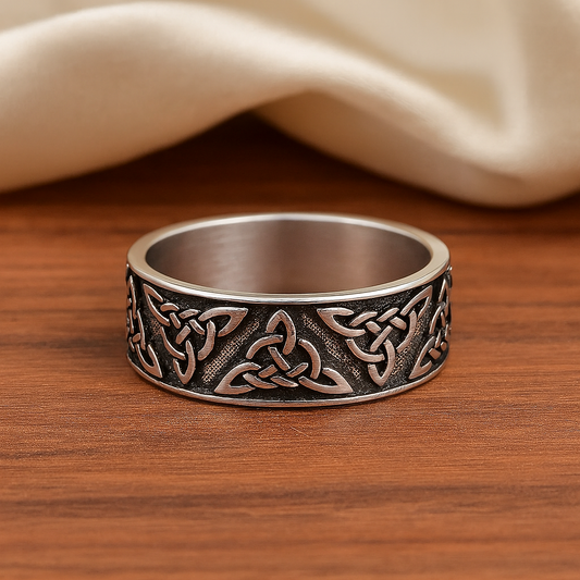 Silver Celtic Band Ring